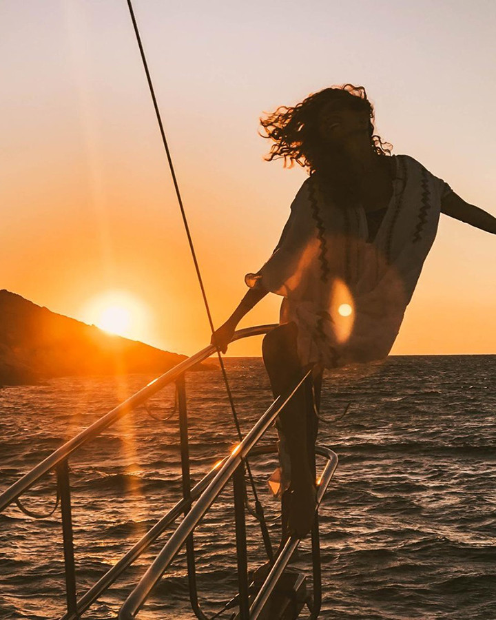 Sonnenuntergangs Meerestour