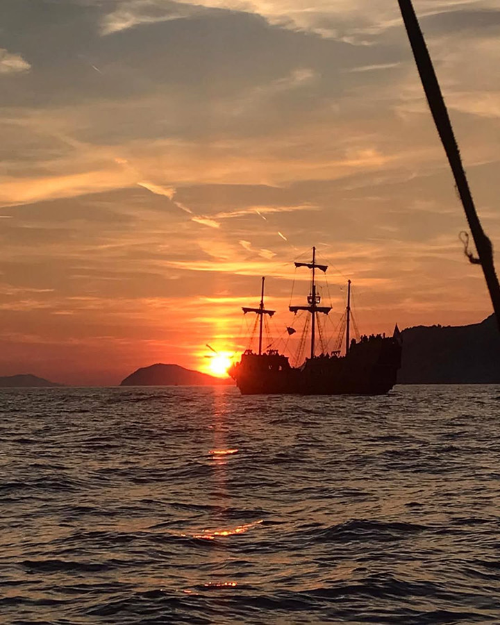 Solnedgangsturen til øya