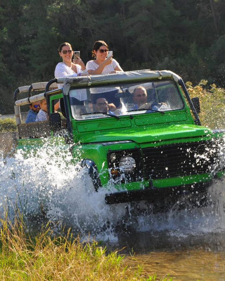 Kadriye jeep safari with rafting 2 in 1