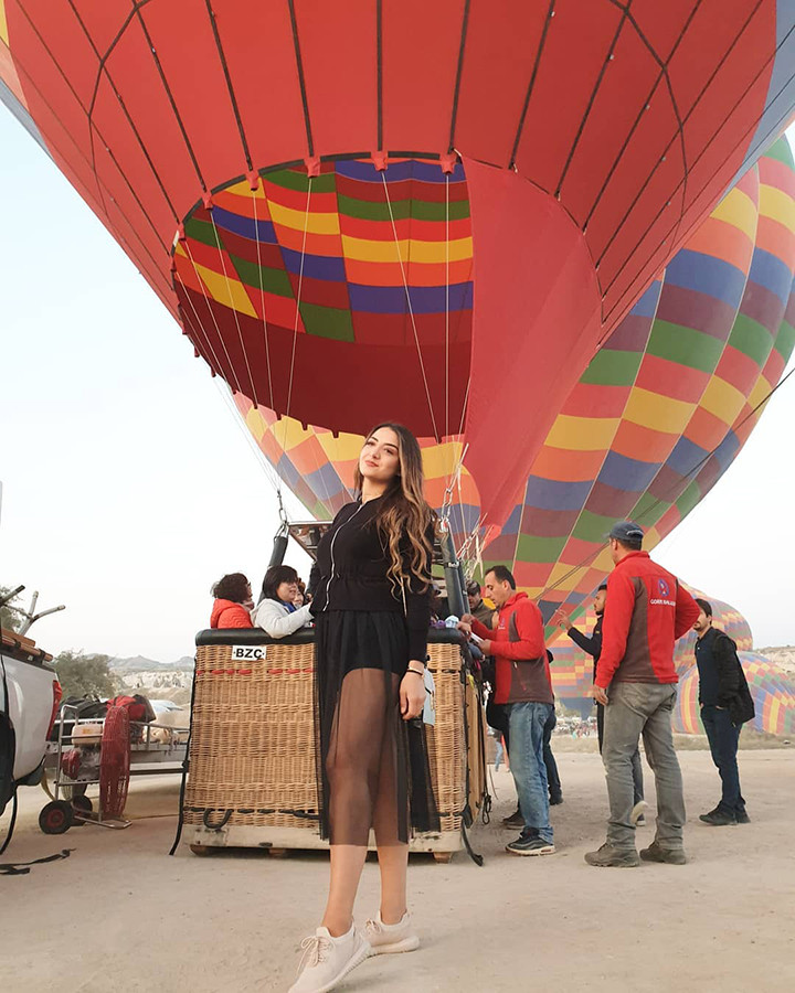 Kadriye hot air balloon tour to Pamukkale
