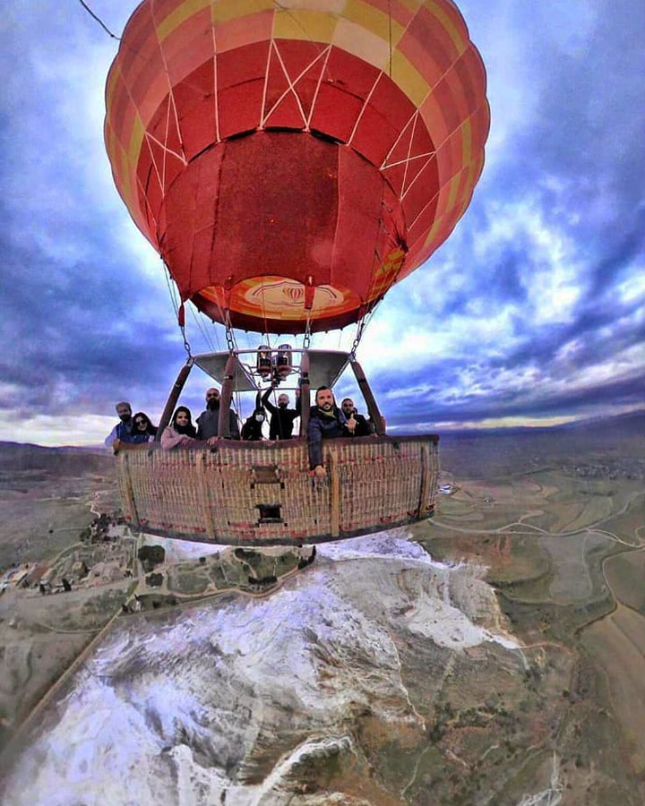 Wycieczka Pamukkale lot balonem z Serik