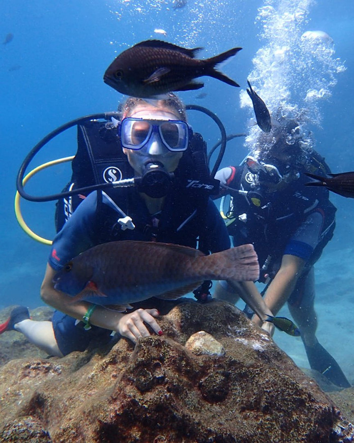 Nurkowanie w Morzu Śródziemnym z Serik