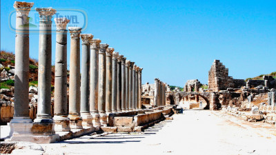 Экскурсия в Перге, Аспендос, водопад Куршунлу из Белека