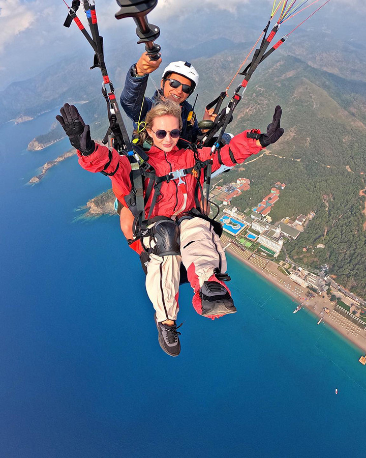 Boğazkent'ten Yamaç Paraşütü