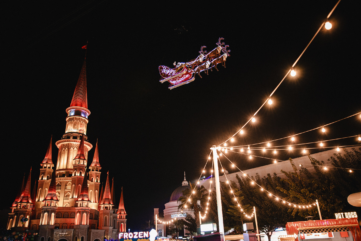 новогодний шоу в Land of Legends